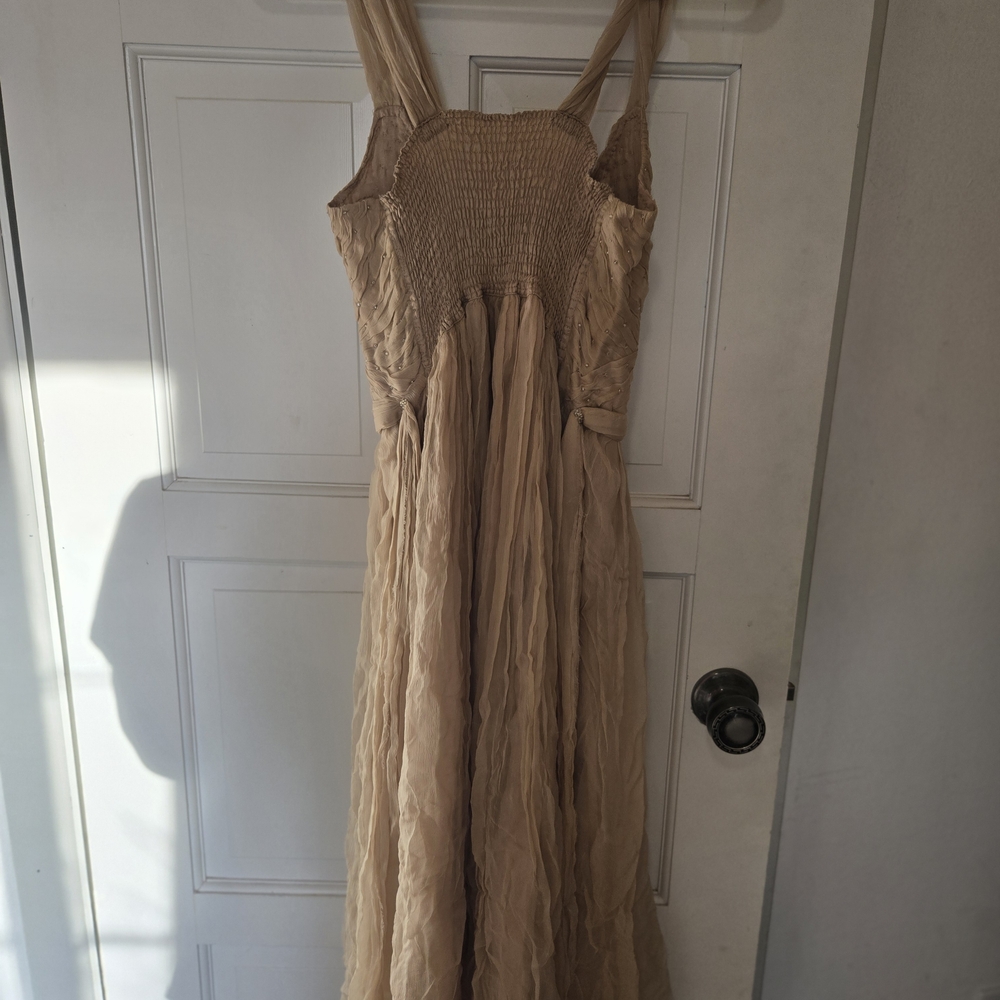 Beaded Midi Grecian Dress XS - Picture 7 of 15